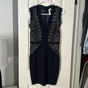 Navy Lace Dress